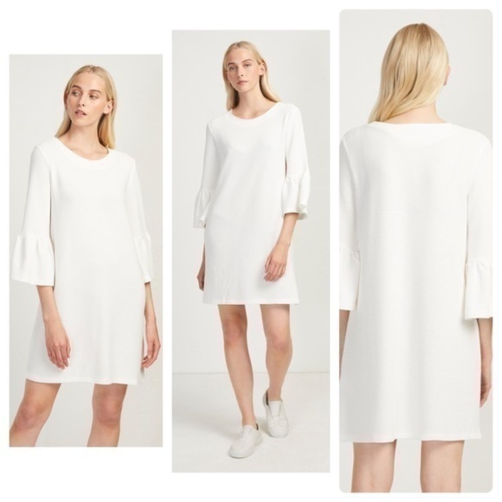 French Connection Paros Sudan Winter White dress 4 UU18